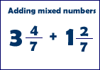 Adding mixed numbers