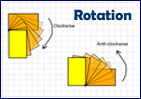 How to rotate shapes